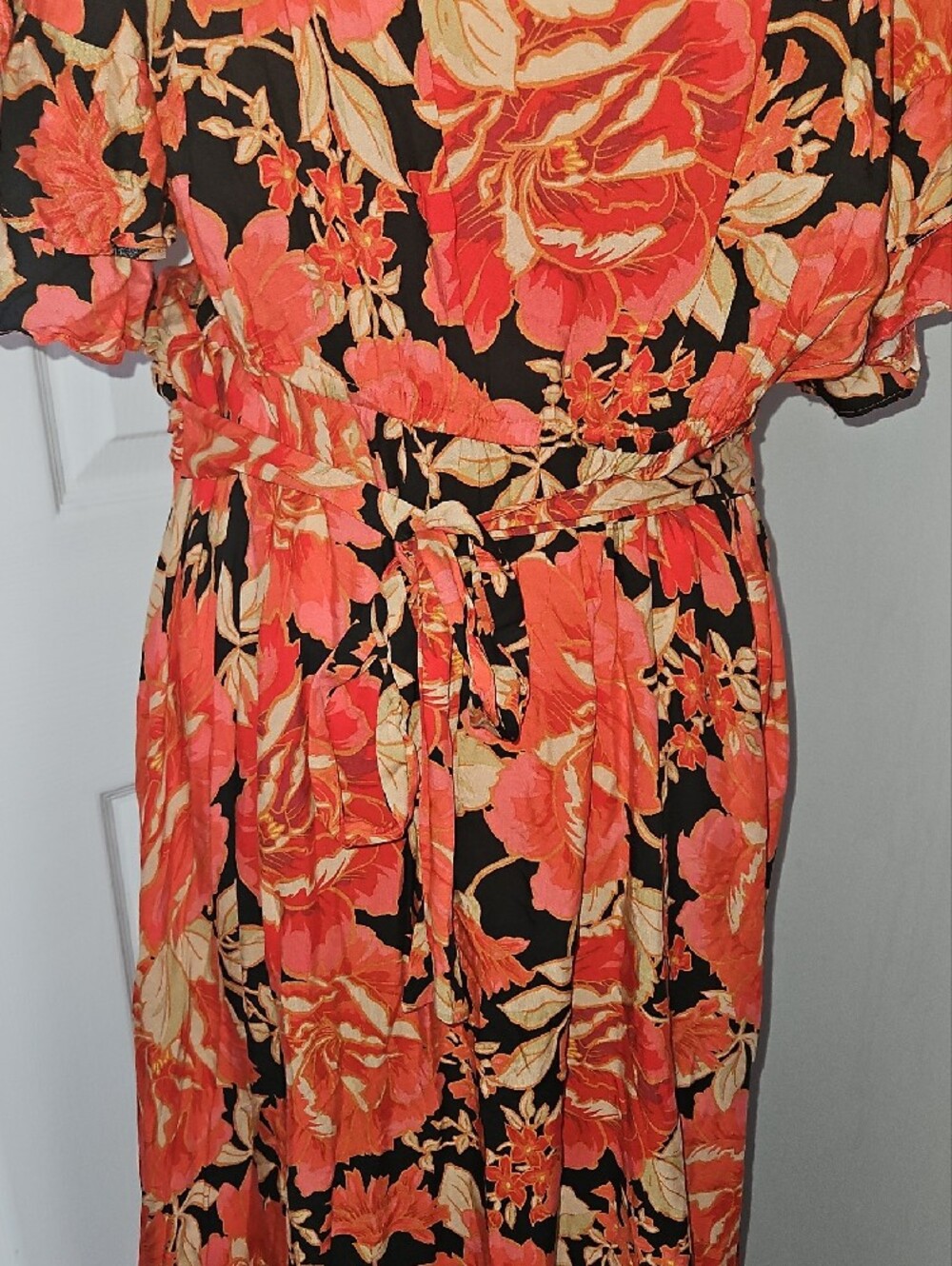 Anthropologie Abel The Label Lola Floral Boho Maxi Dress M (Read) - Picture 9 of 13